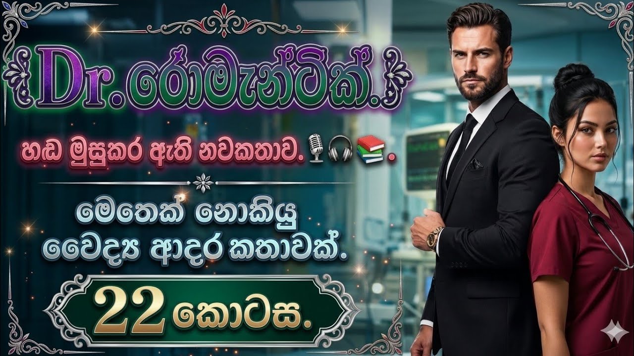 ලේ බිංදු මඳක් නැමී ඉන්න මගේ මුහුණ තෙමා දැමුවේ..dr.රොමෑන්ටික් 22 කොටස #lovestory  #sinhala #novels 