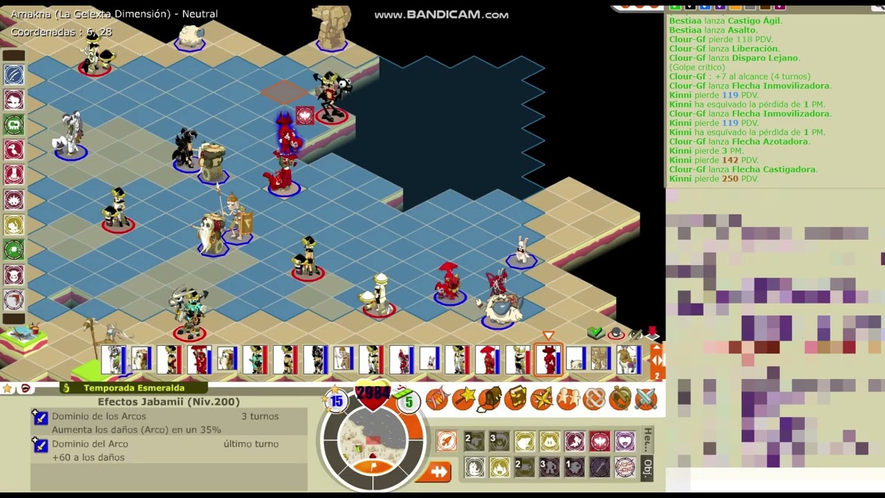 Dofus retro Allisteria- Aura x8 okras ATTACK VS Or Nah x7 199 DEFEND
