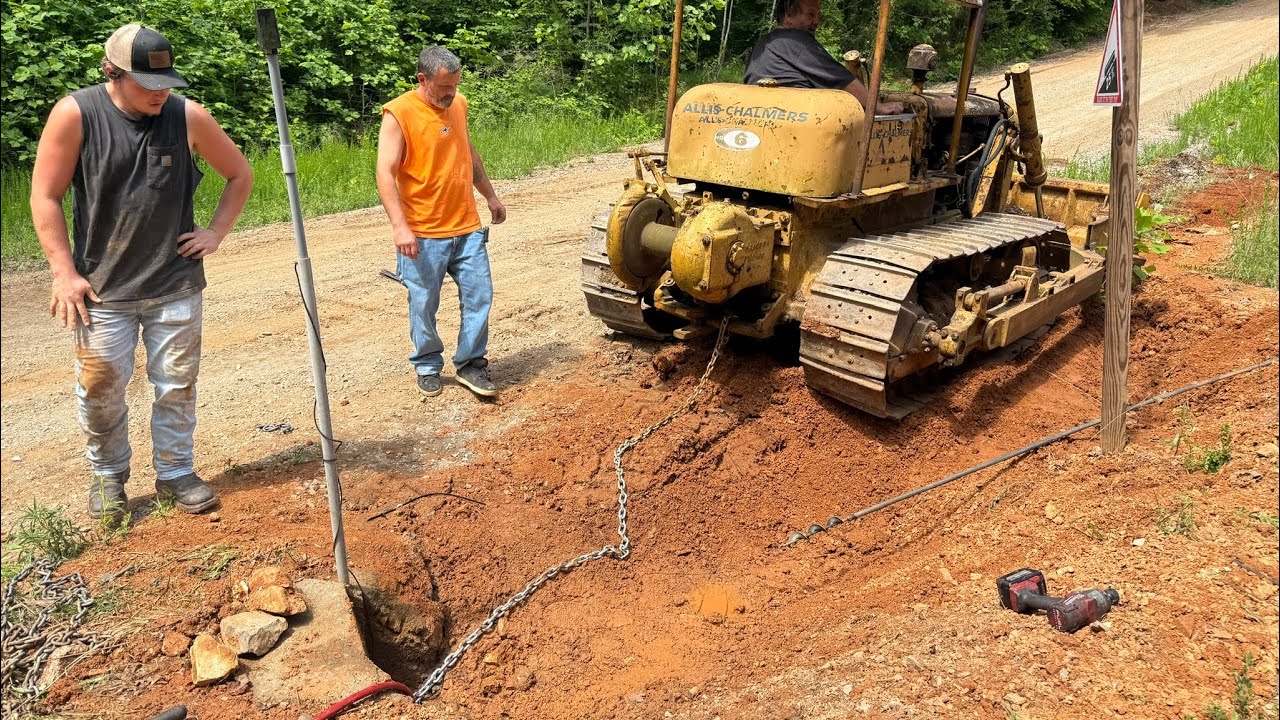 Clearing a plugged up culvert goes horribly wrong.  