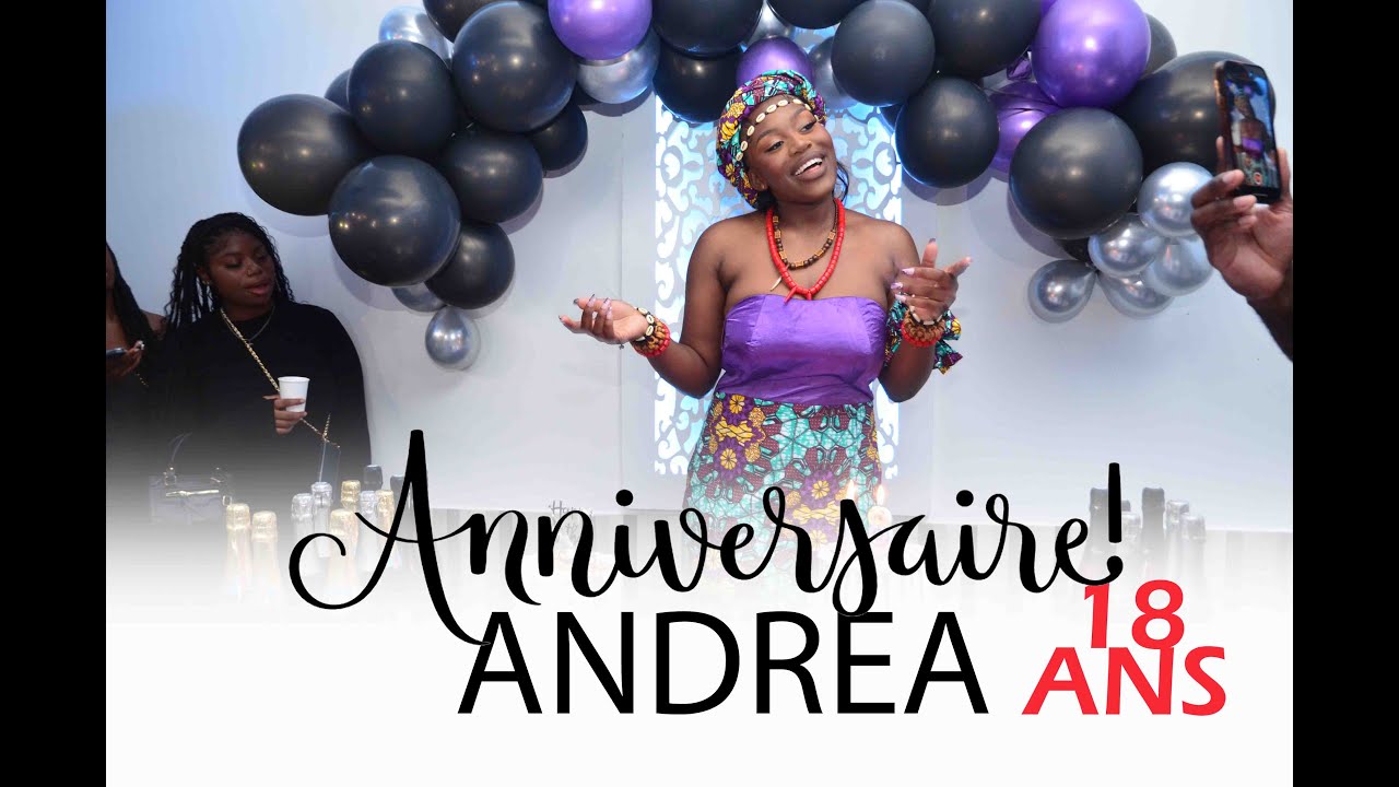 Anniversaire d'Andrea Benedicte IMBONDO 18 ans