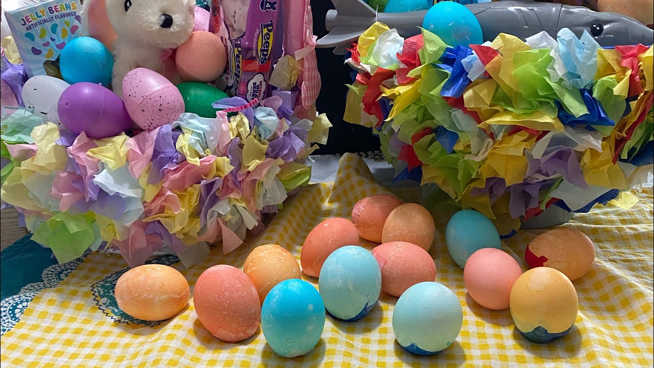 Para tu negocio canastas de pascua fácil y con poco dinero