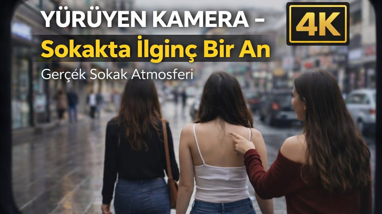 Kız benimkinin arkası kopmuş 🤭🤭 yürüyen kamera şehir merkezinde 