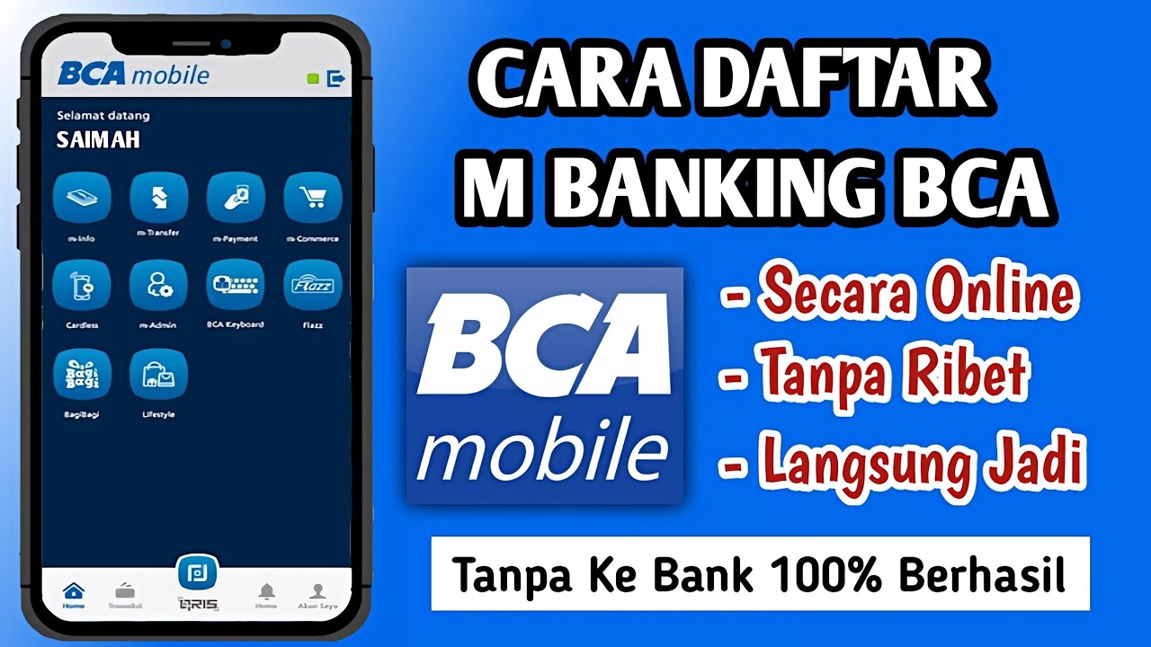 Cara Daftar BCA Mobile | Daftar M Banking BCA