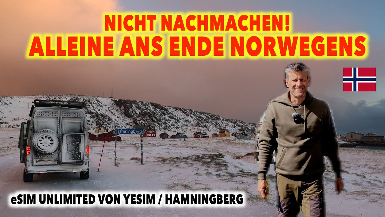 #1297 AM LIMIT? Packen wir die Schneewehen? Fahrt gen Hamingberg bei Schnee | Vardö | YESIM eSIM
