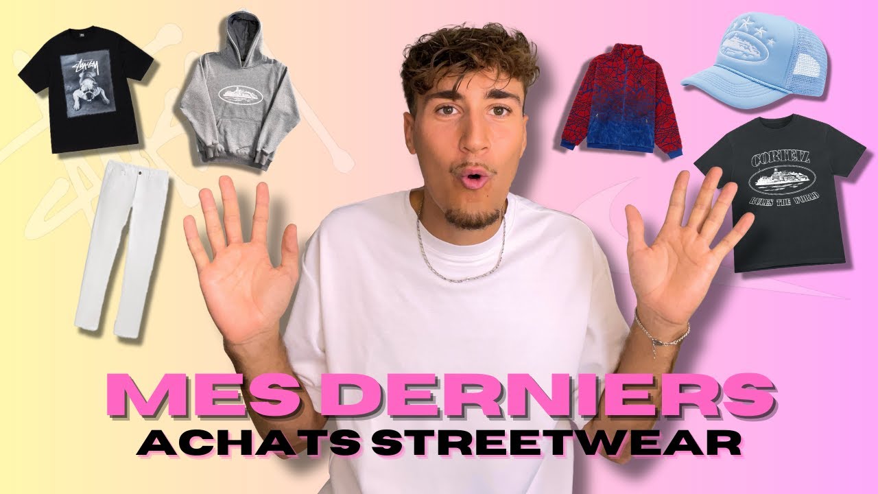 MES DERNIERS ACHATS SAPES STREETWEAR ! J'AI ABUS&Eacute;...