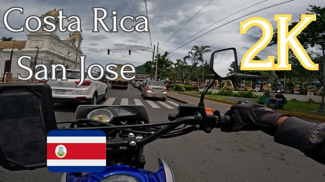 Ruta en moto POV: Desde Sabana Sur hasta Alajuelita, San Jose, Costa Rica I 2K I GoPro