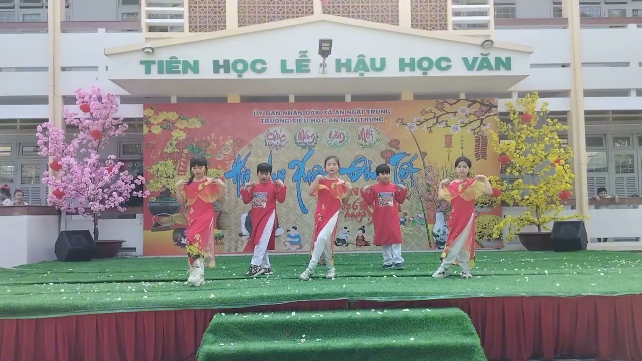 Việt Nam tự hào tiếp bước tương lai. Lớp 4/4 TH An Ngãi Trung. Ngày hội vui xuân đón Tết năm 2026