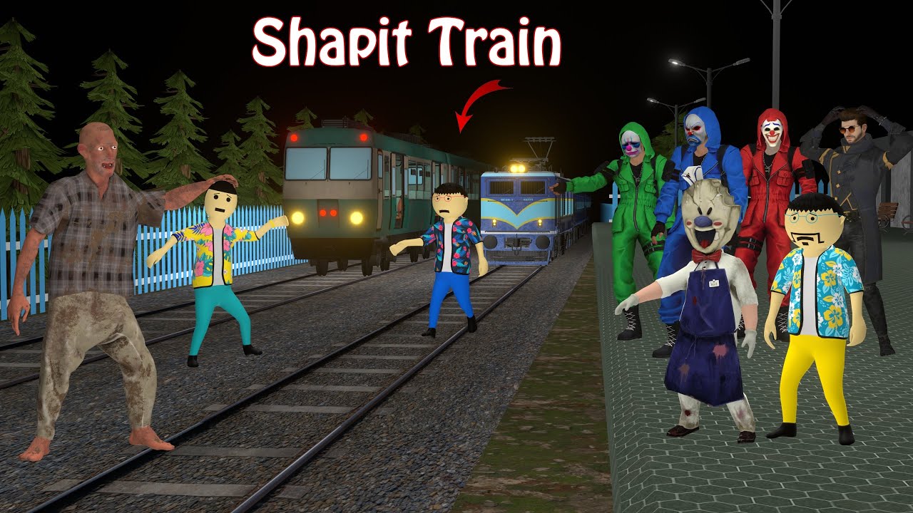 Gulli Bulli In Shapit Train Part 1 | Train | Gulli Bulli | Make Joke Of Horror