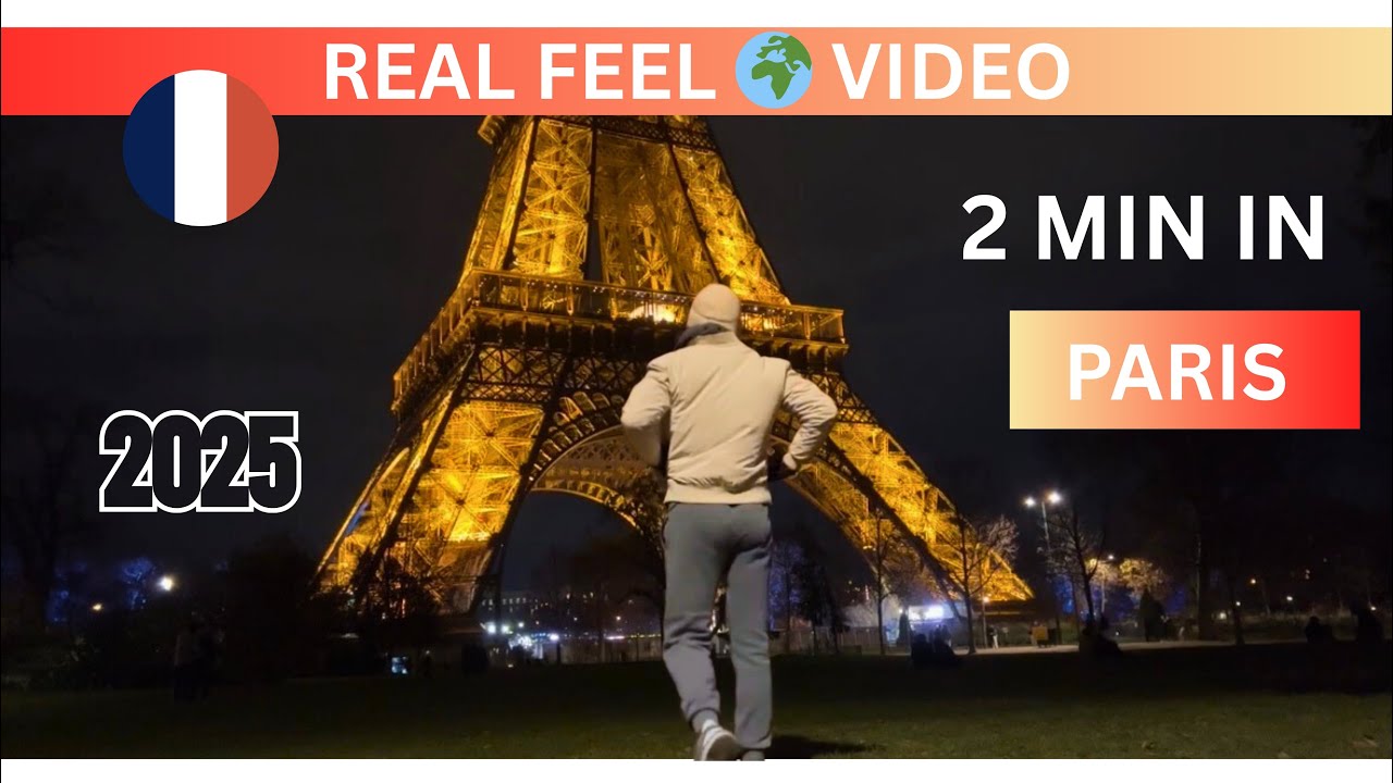 2 Min in PARIS🎄Christmas Time 2025 🇬🇧 REAL FEEL🌍Video December 2025