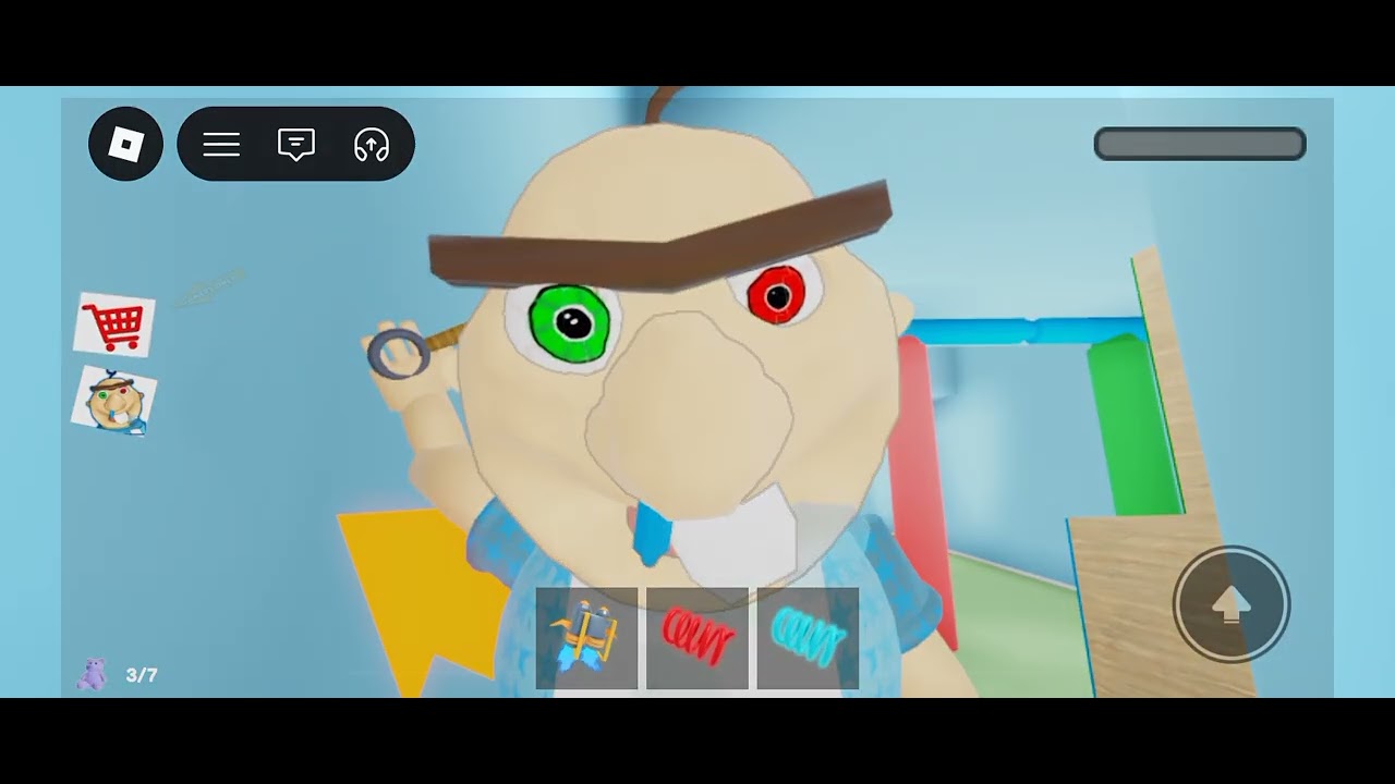 Поймал 6 мишек в роблокс в игре Побег из детского сада #роблокс #побегиздетскогосада