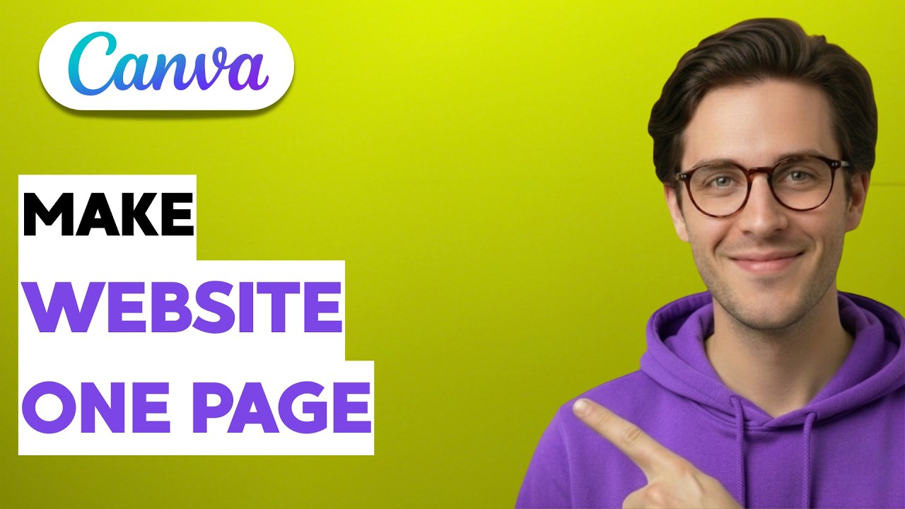 How to Make a Canva Website One Page