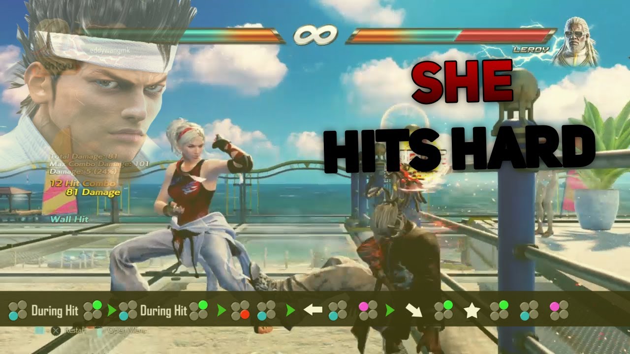 Tekken 7 - Lidia common combo routes w/ notations