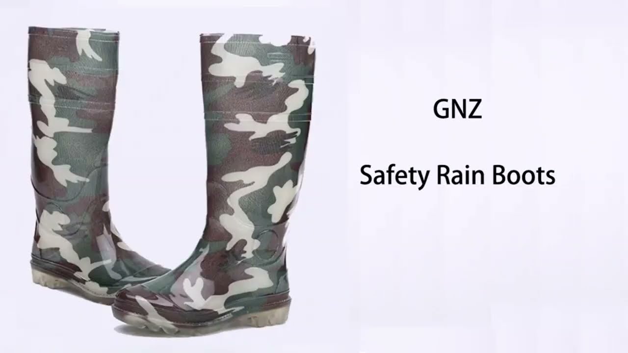 Fashion Jungle PVC Knee High Classy Men&rsquo;s Work Wear Gumboots Foot Production