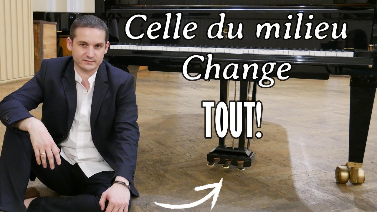 « À quoi SERVENT les PÉDALES du piano ? La pédale du MILIEU va vous ÉTONNER