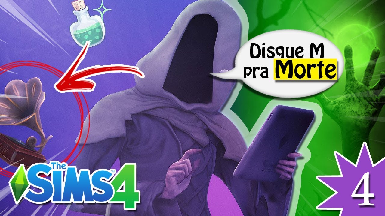 Não brinque com a DONA MORTE #04 Úrsula ADOLESCENTE no The Sims 4
