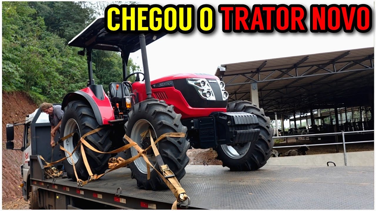 Chegou o TRATOR NOVO no sítio (Yanmar Solis 80) entrega técnica