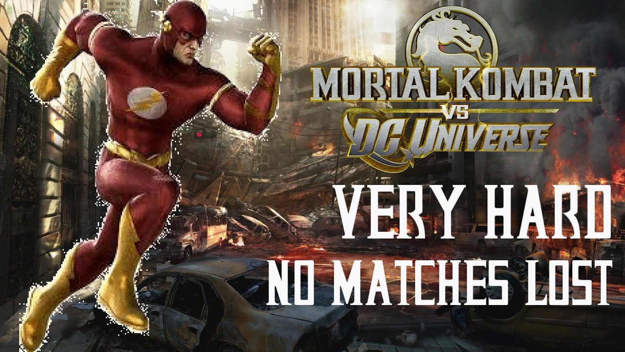 Mortal Kombat против DC Universe — Флэш — Очень сложно — Ни одного проигранного матча (комментарий)
