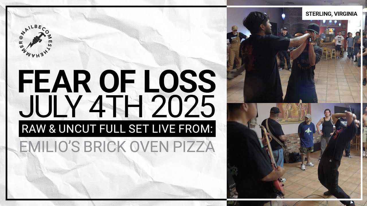 FEAR OF LOSS @ Emilio's Brick Oven Pizza (Sterling, VA) - July 4th 2025 *FULL SET RAW/UNCUT*