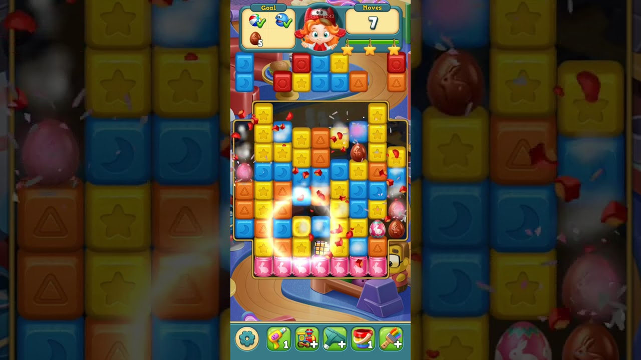 Toy Blast Level 167/170 Completed/ Mobile Game ASMR 