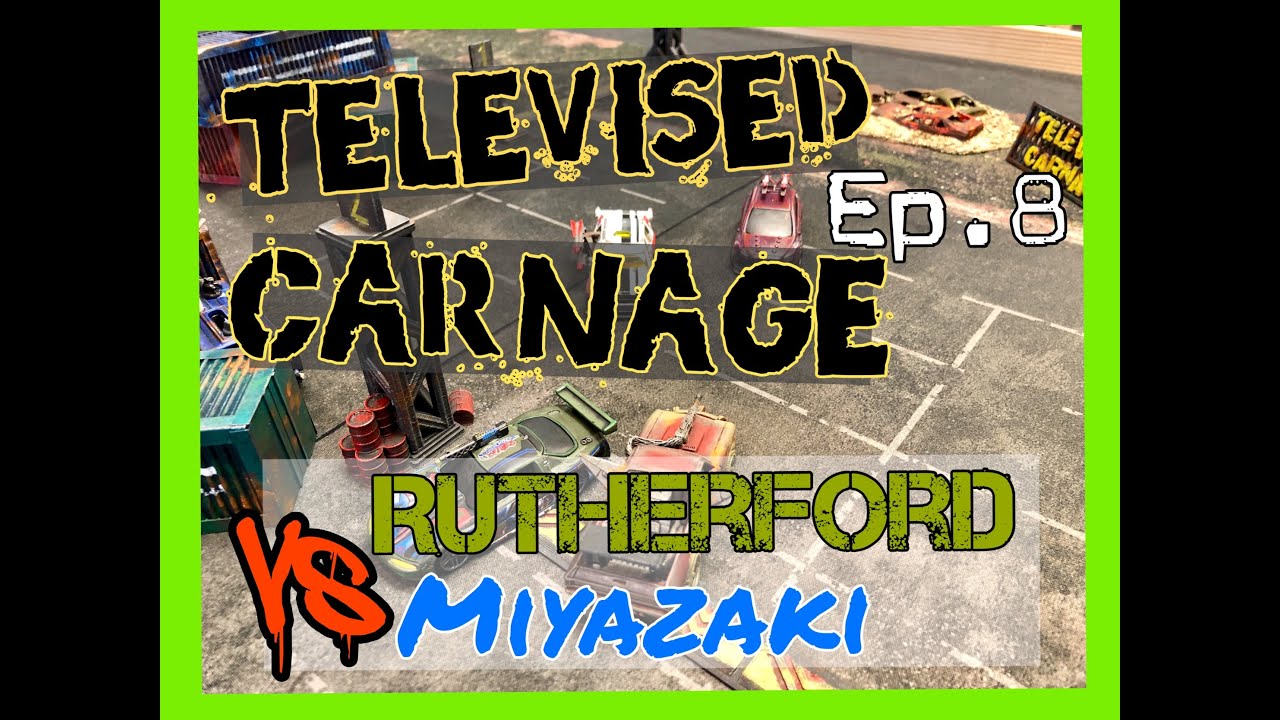 Gaslands Battle Report: Televised Carnage Ep. 8 (Rutherford vs Miyazaki)