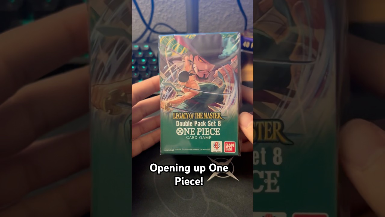 Opening up legacy of the master double pack set!￼ #onepiece #onepiececards #legacyofthemaster