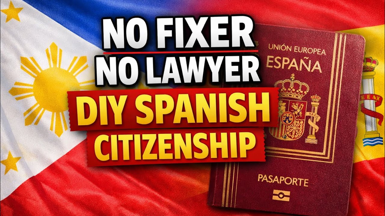 DIY Online Application for Spanish CITIZENSHIP Step-by-Step Guide for Filipinos Requirements + Tips
