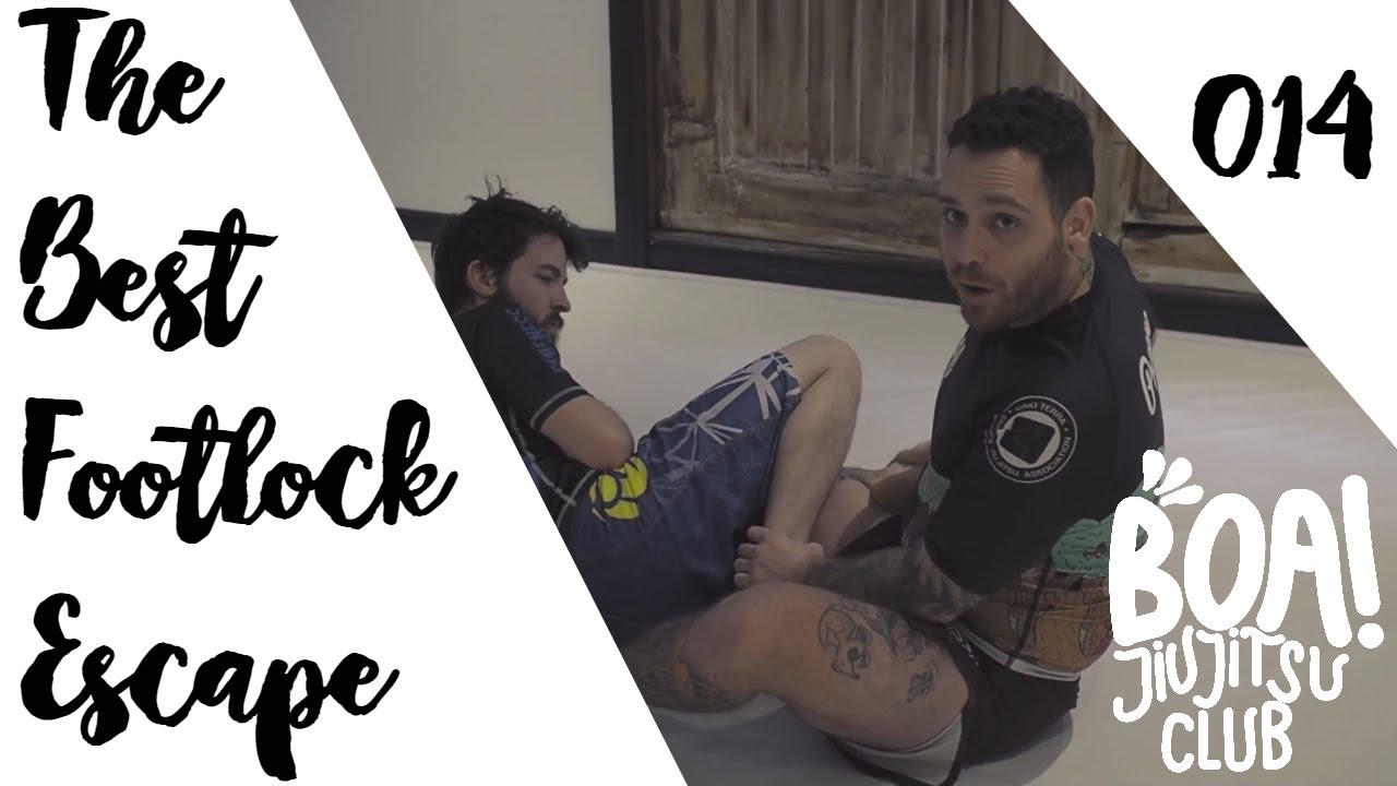 Escape a Straight Foot Lock - The Most Effective Way