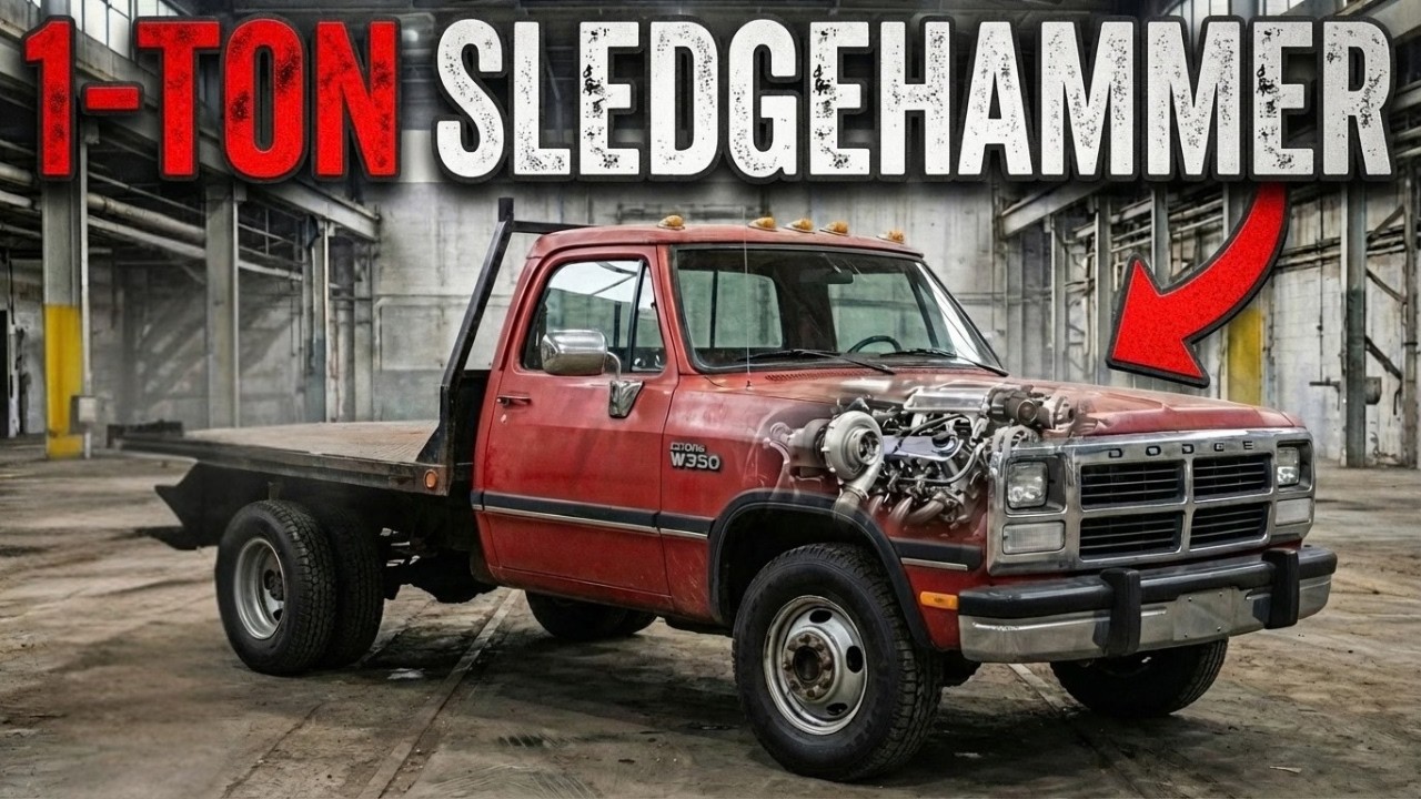 The 'Ugly' 1-Ton Sledgehammer THAT Chrysler Was Scared To Sell — The W350