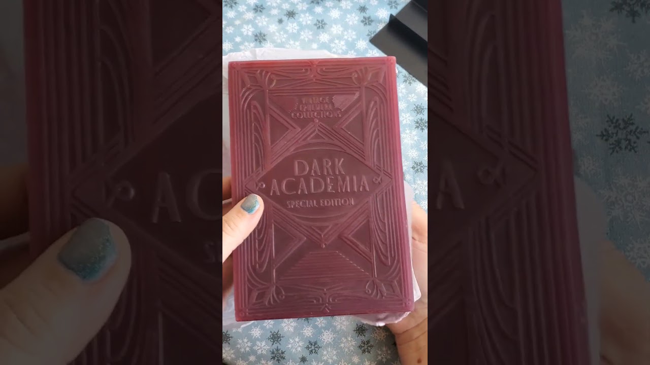 Dark Academia Book Shaped Double Wick Candle by B&N/Paper Source
