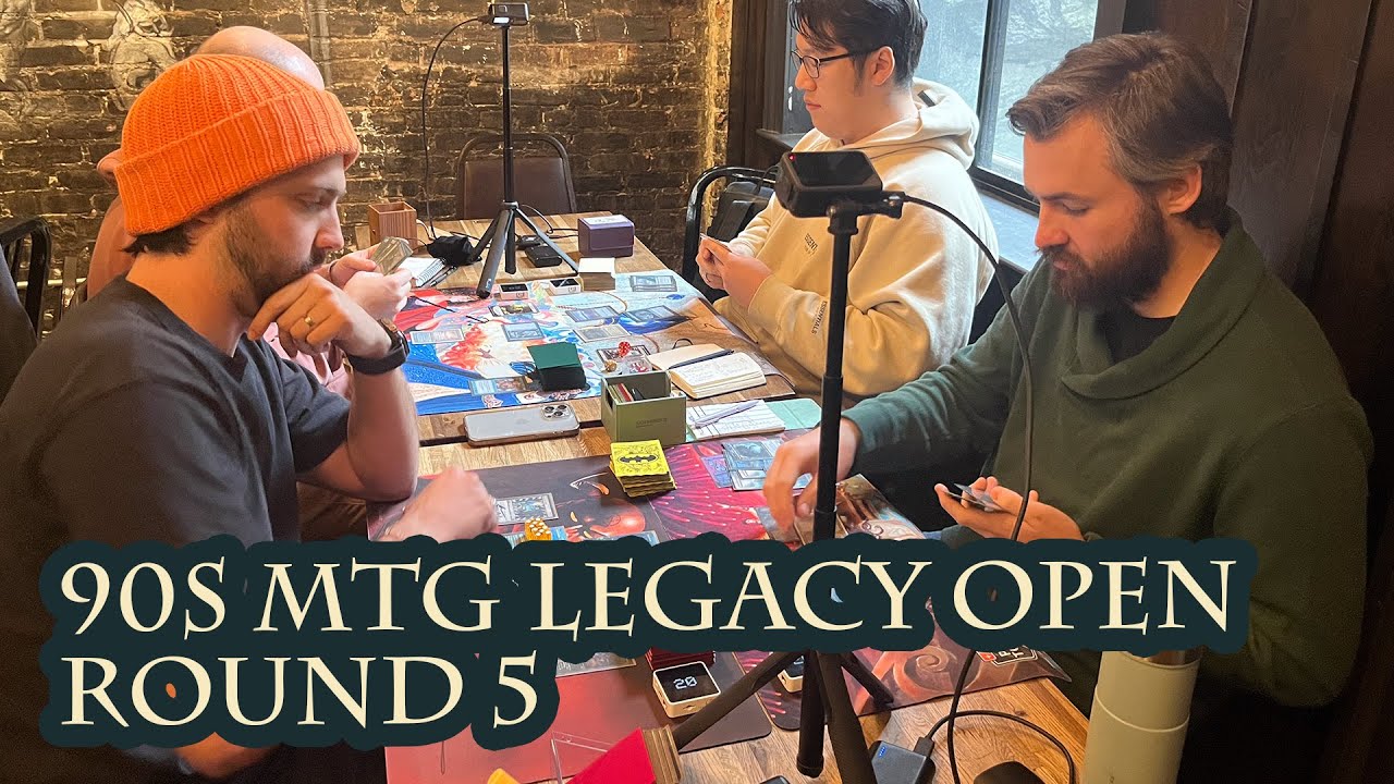 5-й раунд турнира MTG Legacy Open 90-х: Земли против 4-цветных контрольных карт
