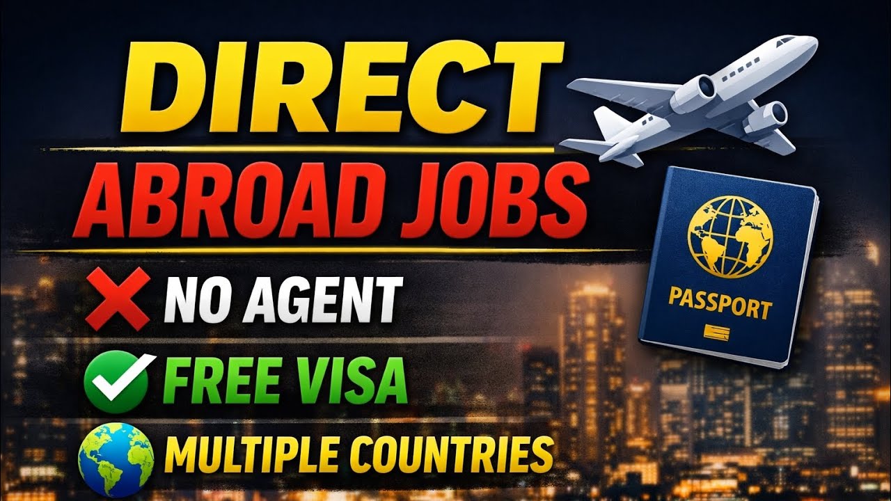 🌍 Abroad Jobs for Indians | Middle East + Europe + Asia | Genuine Links||eMail #reels #explore #FYP