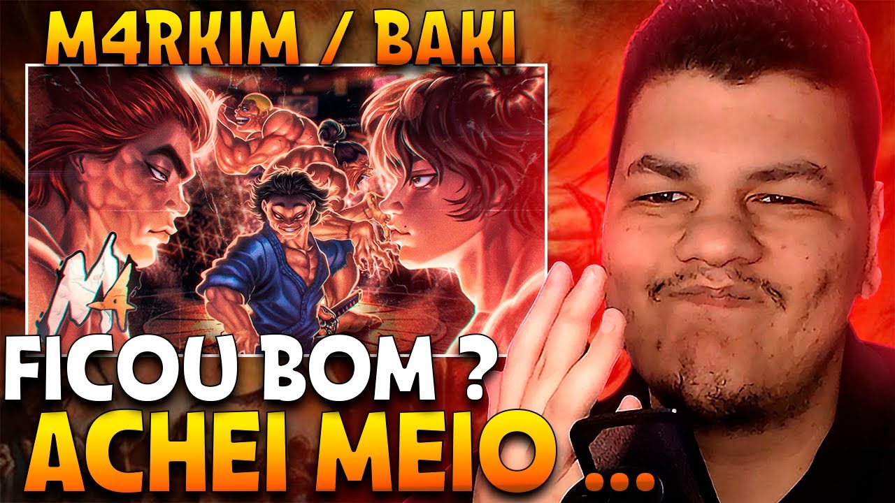 (ACHEI MEIO ... ) REACT M4rkim - Os Cinco Mais Fortes (Baki the Grappler)