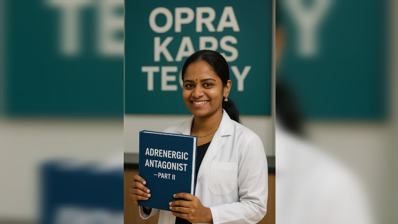 Adrenergic Antagonists Part 2 | High-Yield OPRA Review #kapstechy #opra 📚📝