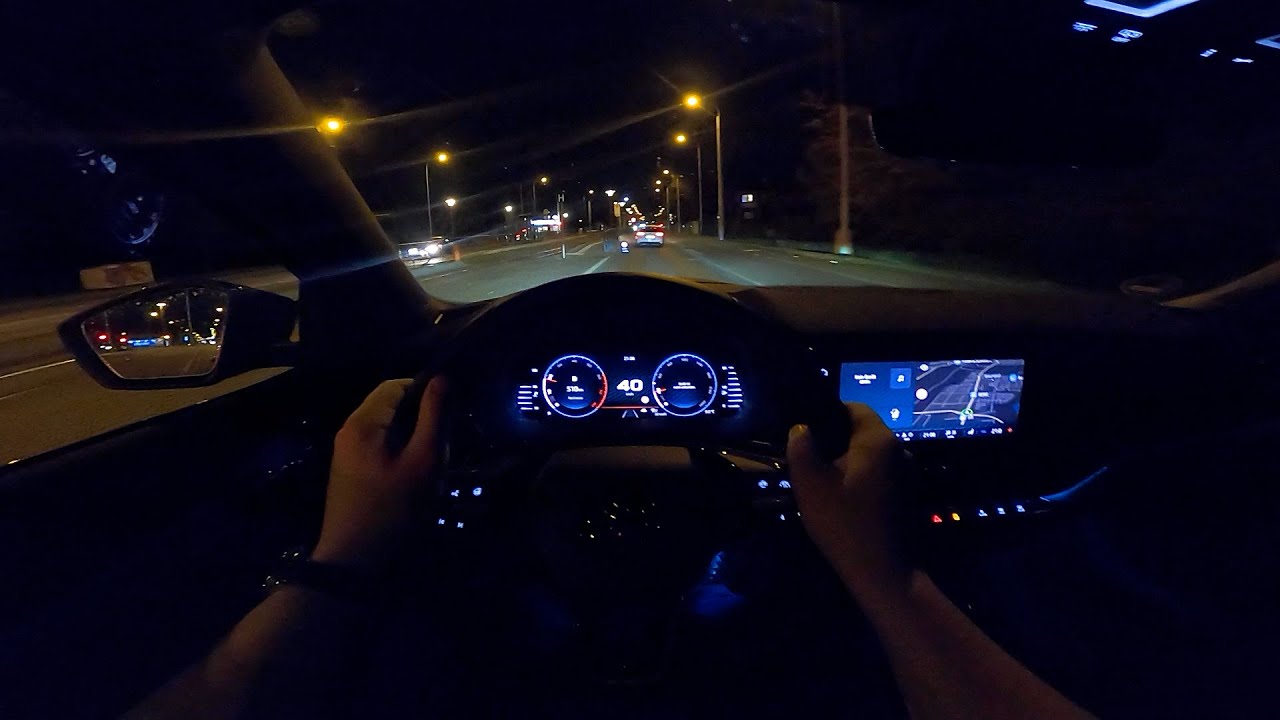 NEW 2021 Skoda Octavia RS (245HP, 370Nm) Night POV Drive