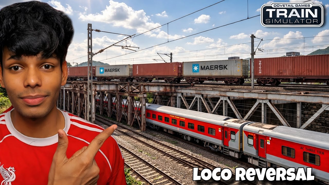 Loco Reversal And Journey Of Wainganga SF Express In Train Simulator Classic 