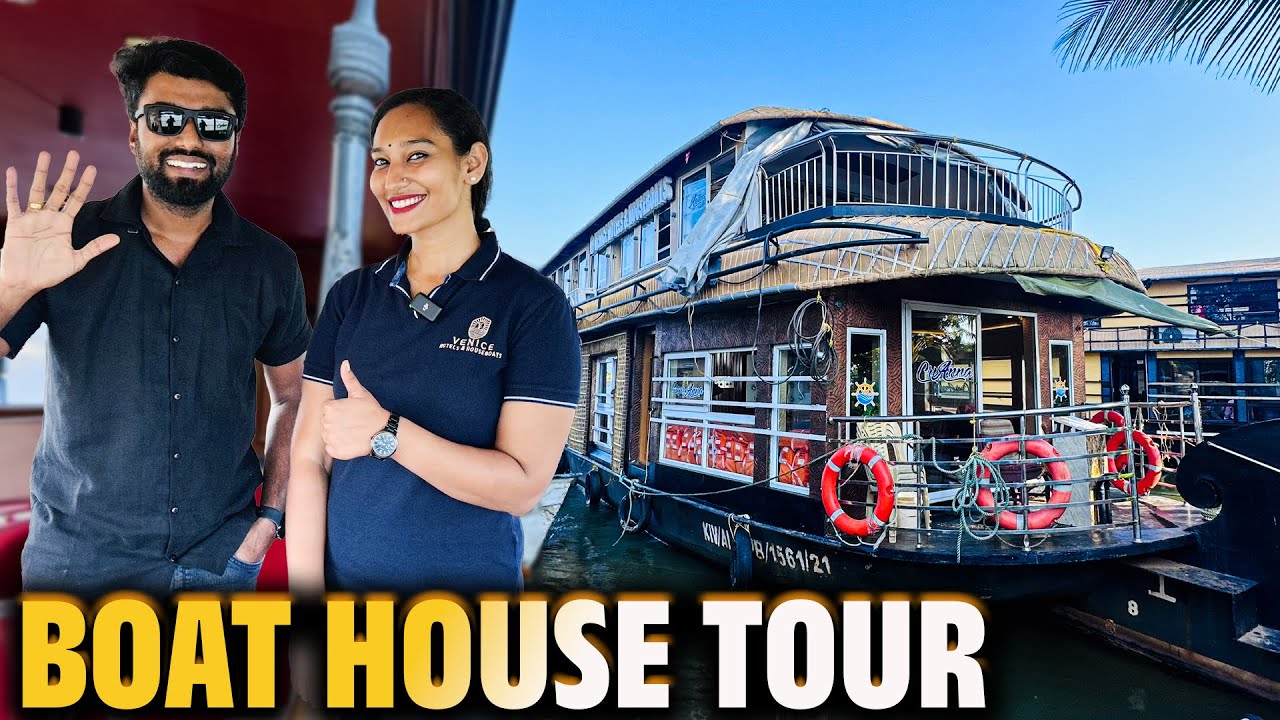 3 CRORE !! BOAT HOUSE TOUR in KERALA