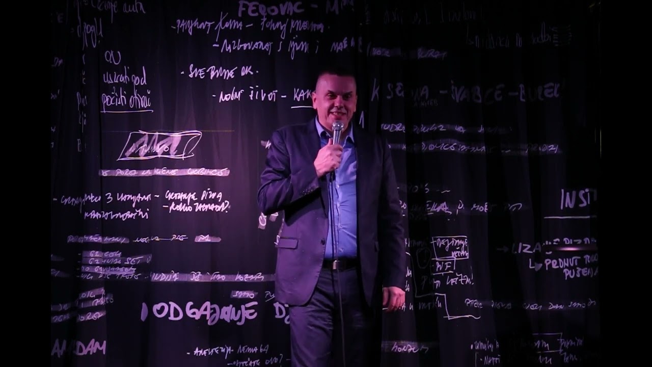 Komičar Saša Turković: Slova