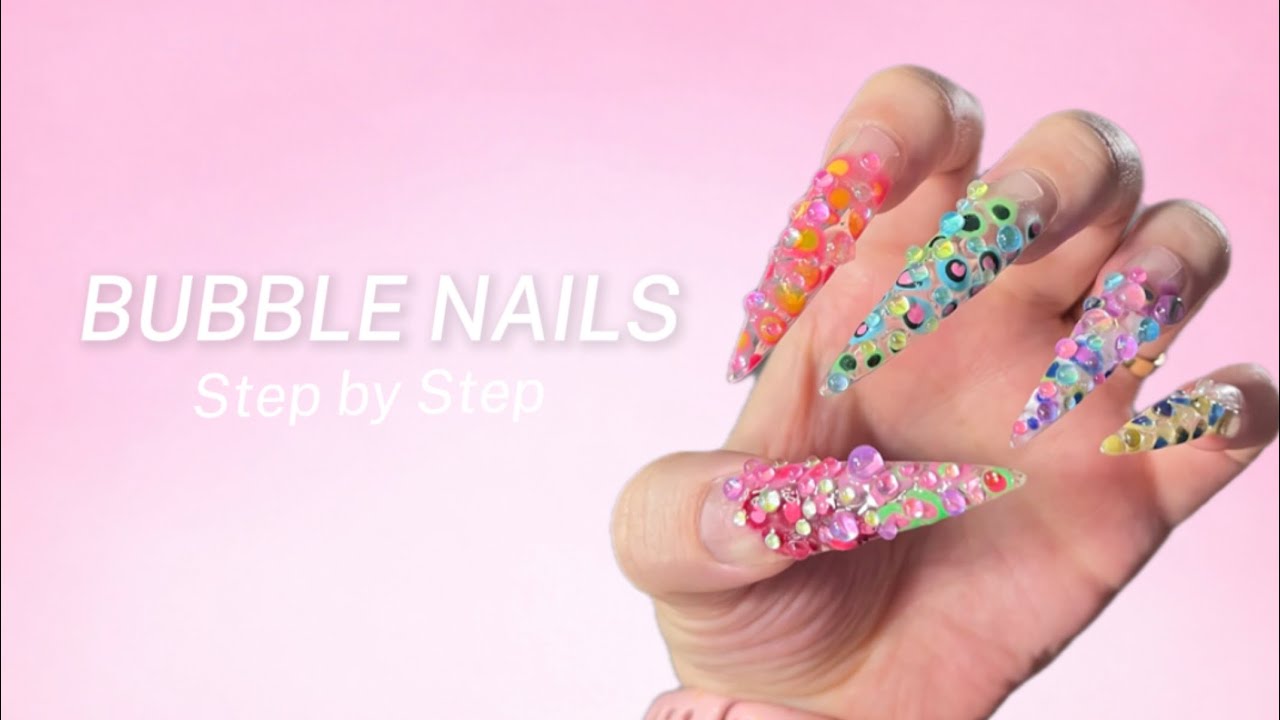 Bubble Nails ✨ | Easy 3D Gel Nail Art Step-by-Step