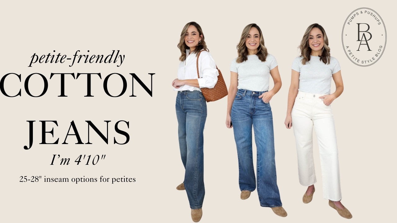 Petite Cotton Jeans Review: Madewell Perfect Vintage & Aritzia Farrah
