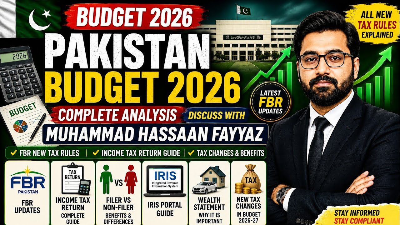Pakistan Budget 2026-27: New Tax Rules Explained | FBR | Income Tax Return | Urdu #incometax 