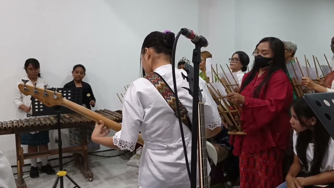 Ensemble Angklung Sangita Dahayu Intergenerasi GPIB Bukit Sentul Bogor