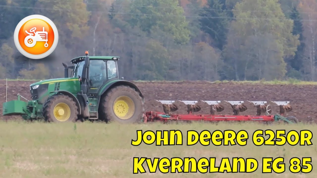 Ploughing 2025 | John Deere 6250R & Kverneland EG 85 6 furrow plough