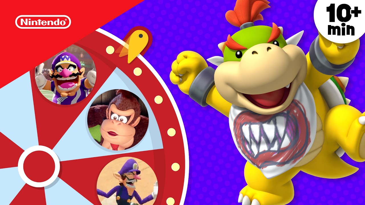 Nintendo Villains, Bosses & Rascals 😈 Spin The Wheel Video For Kids | Play Nintendo