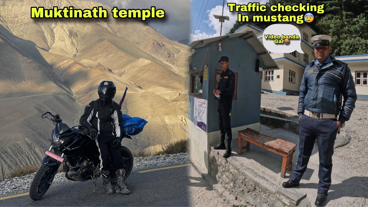 Finally Muktinath temple pugyo😍| traffic checking in mustang😧