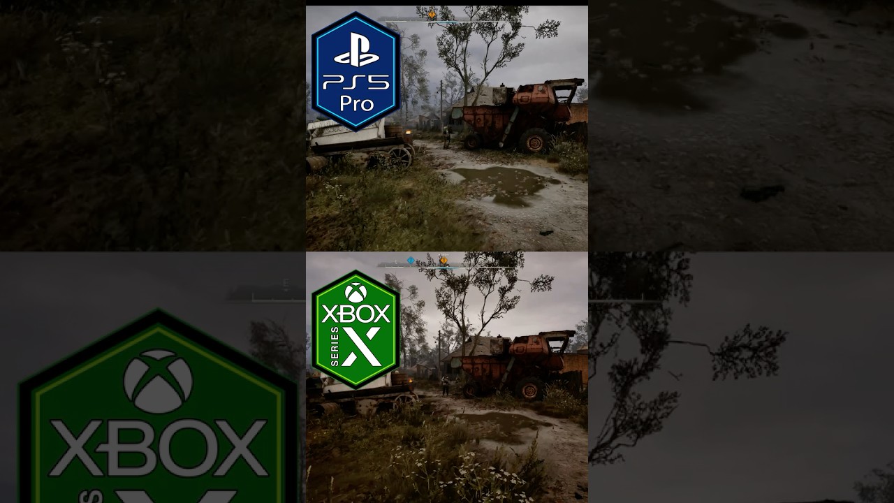STALKER 2 Comparison PS5 Pro vs Xbox Series X