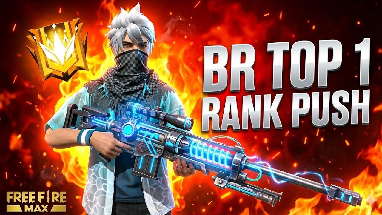 New Season Br Rank Push To Region Top 1 😈 Garena - Free Fire