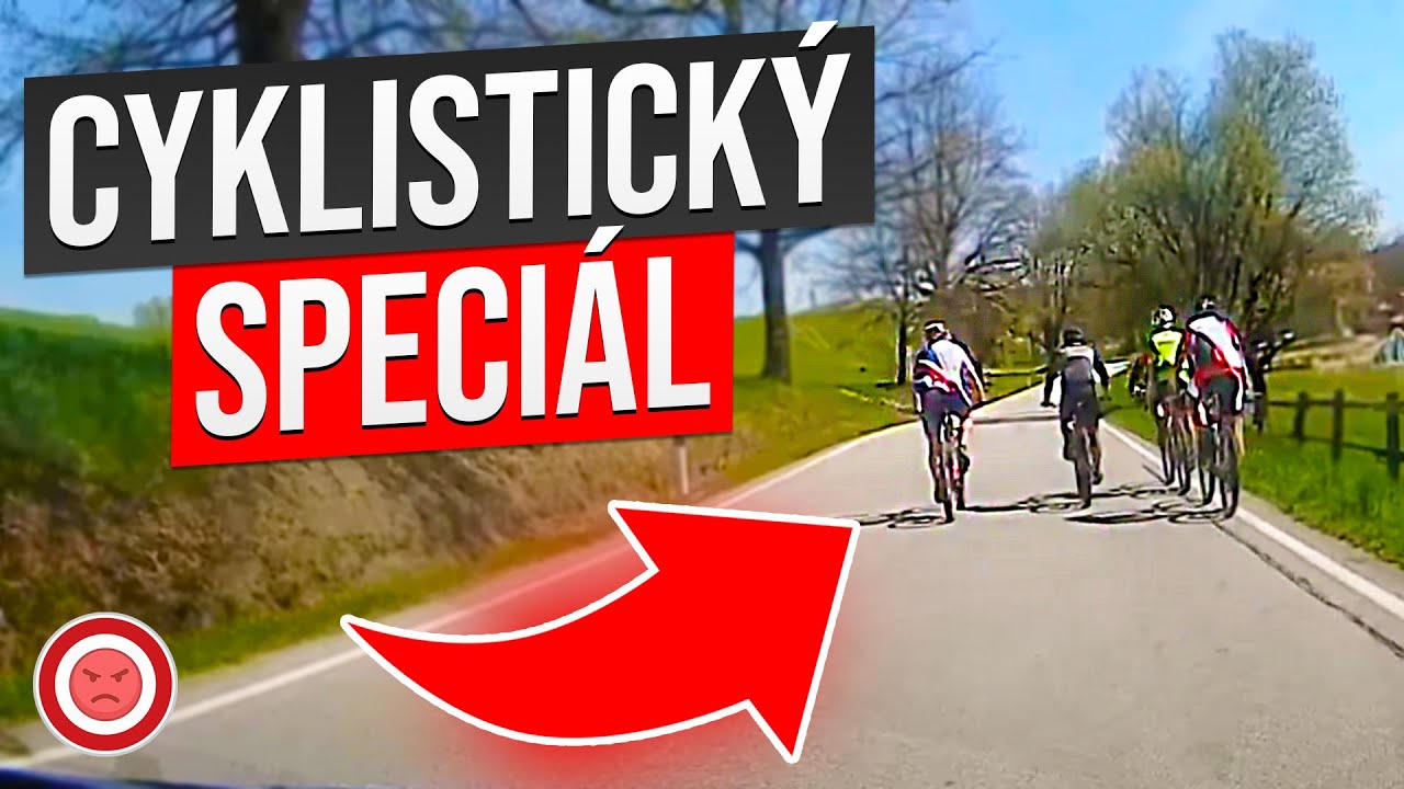 Konflikt s cyklistou, cyklista na zemi a cyklista v protisměru na dálnici - Cyklistický speciál