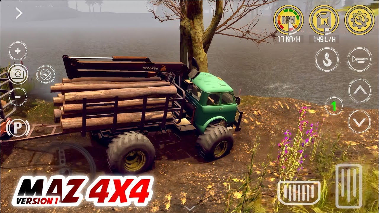 Классический внедорожник Maz 4x4 || Онлайн-игра в жанре внедорожной езды с RTHD (2026)