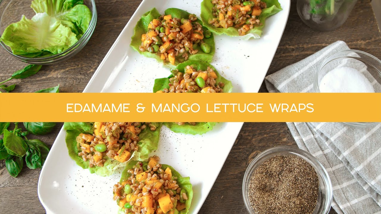 Edamame & Mango Lettuce Wraps - Fabio's Kitchen - Season 5