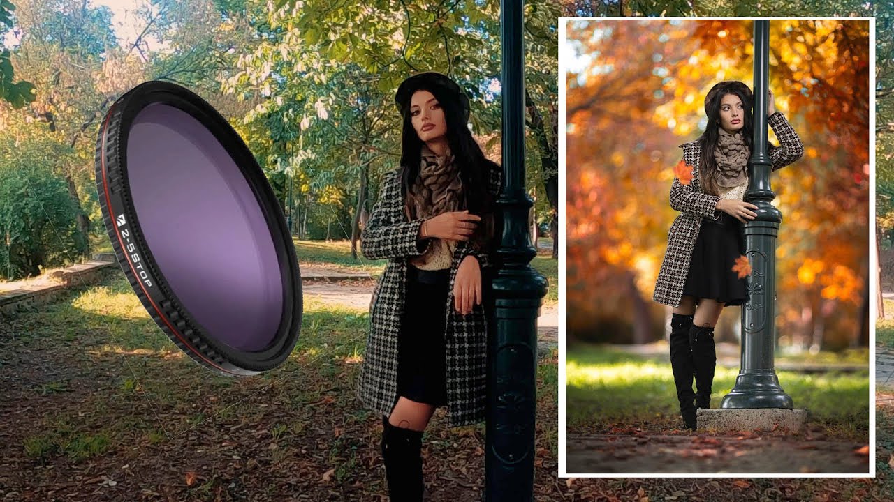 Portraits with a  New VND Filter By Freewell Mist  feat Godox Ad300 & V1